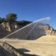 Plating dust in quarries
