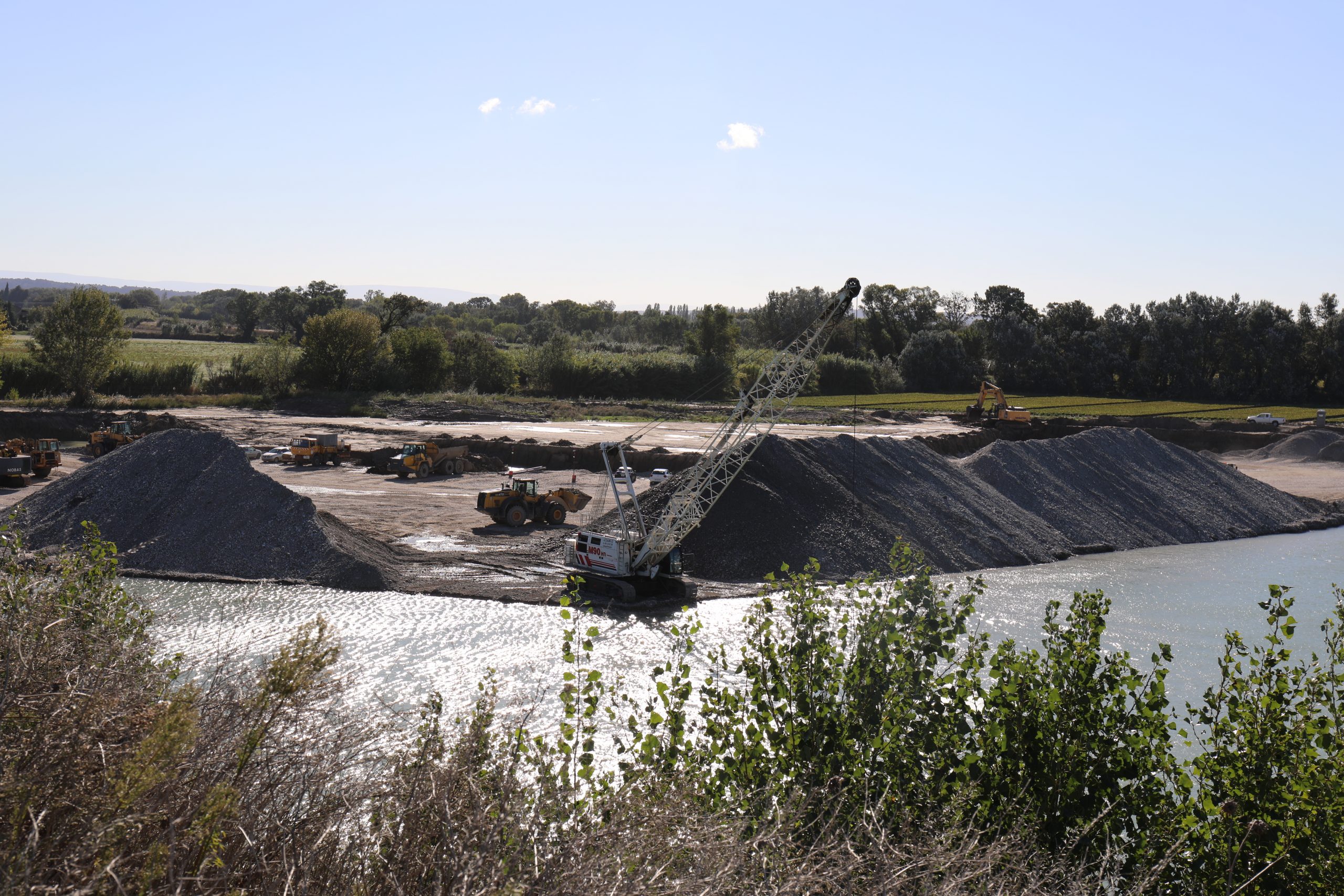 quarries for aggregates alluvial production